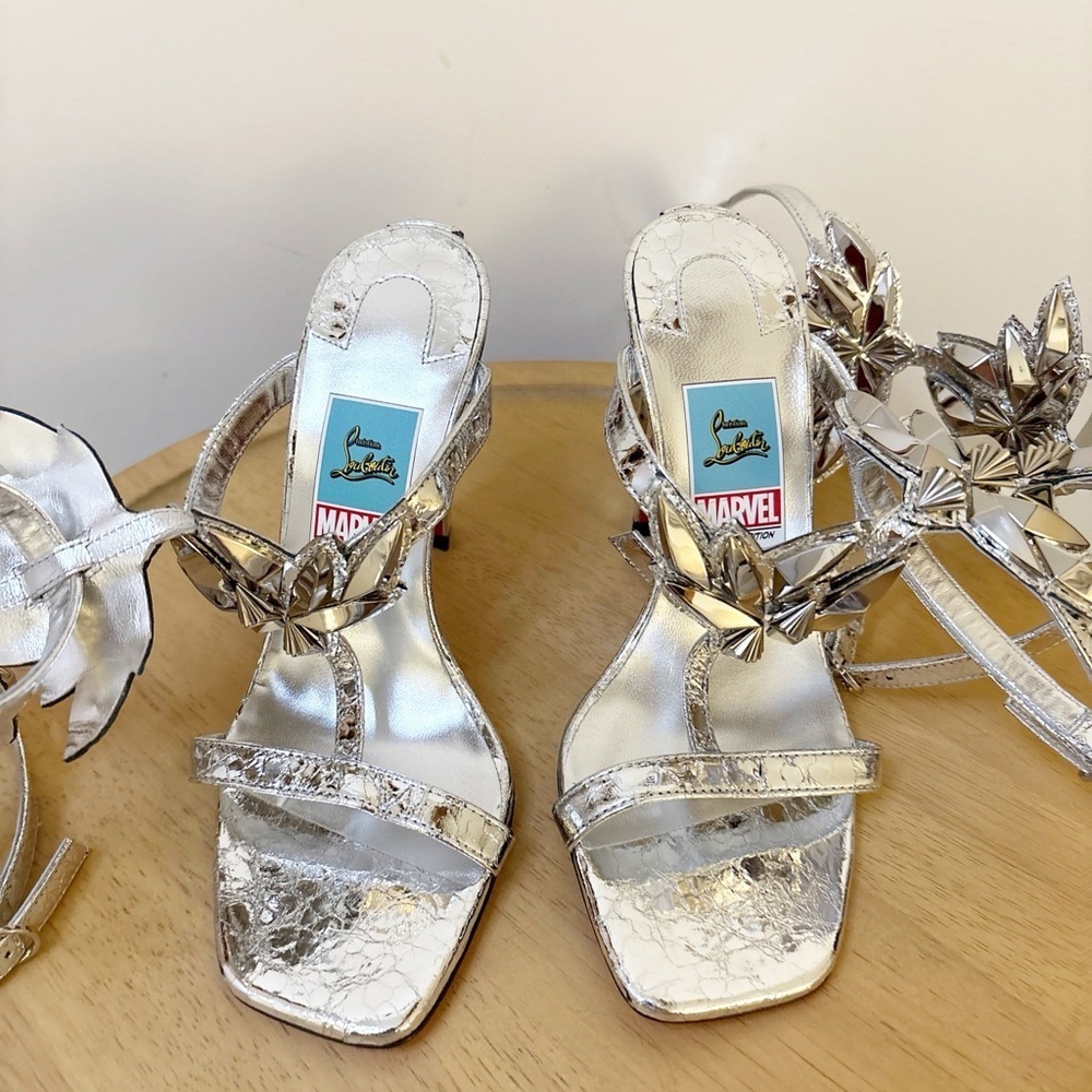 New Christian Louboutin x Marvel Sea Warrior Gladiator Heel - Picture 10 of 15